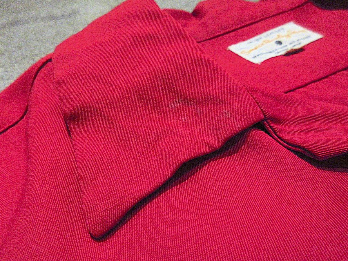 ビンテージ50's○Service Bowling Shirt刺繍入りレーヨンボウリング