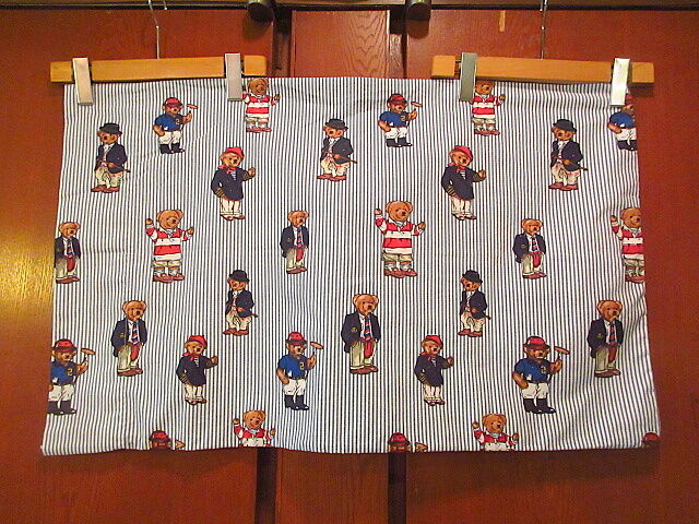 Ralph Laurenポロベア総柄ピローケース2点セット○200918f8-otclctラル