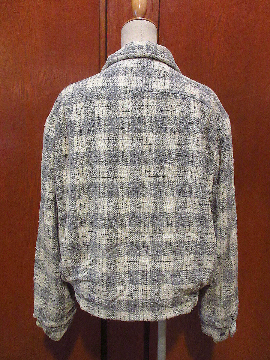 ビンテージ50's○PENNEY'Sチェックウールリッキージャケット