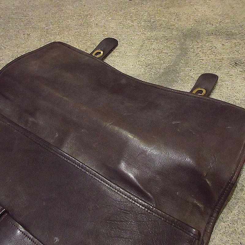 ビンテージ○オールドコーチレザーブリーフケース焦げ茶○210705r2-bag