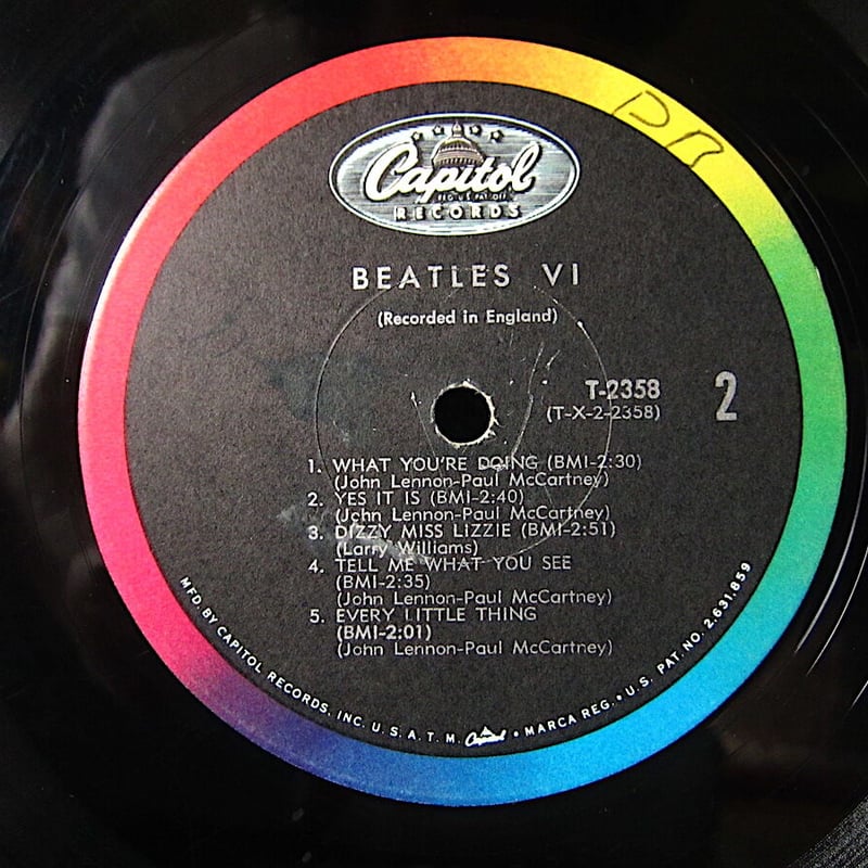 レコード　１２インチLP　ビートルズBEATLES/VI The Beatles – Beatles VI – Vinyl (Gatefold, LP, Album