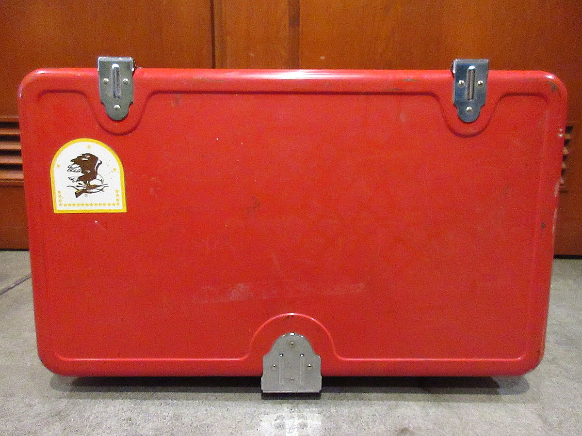 ビンテージ50's○Coleman Coca-Colaクーラーボックス赤×白 ビンテージ50's○Coleman Coca-Colaクーラーボックス赤×白