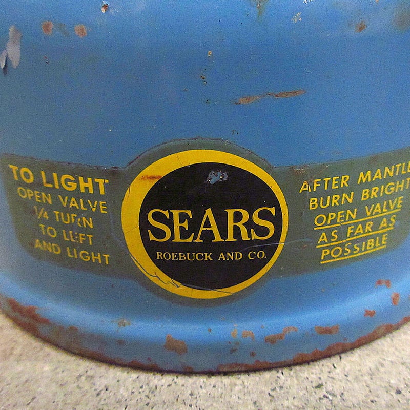 ビンテージ60's○SEARS Coleman 476.74550シングルマントルランタンジャ