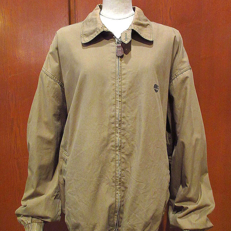 ビンテージ90's○Timberland WEATHERGEARチンストラップ付きコットン