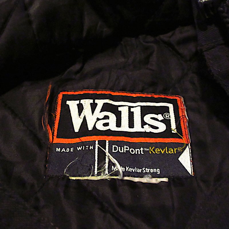 ビンテージ○Wallsフード付き中綿ジャケット黒○260127j7-m-jk-nyl古着 