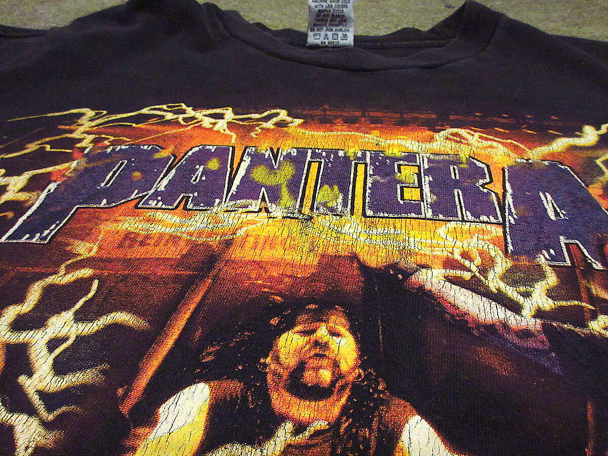 2000's PANTERAツアーTシャツ黒size L○211007s8-m-tsh-bnパ