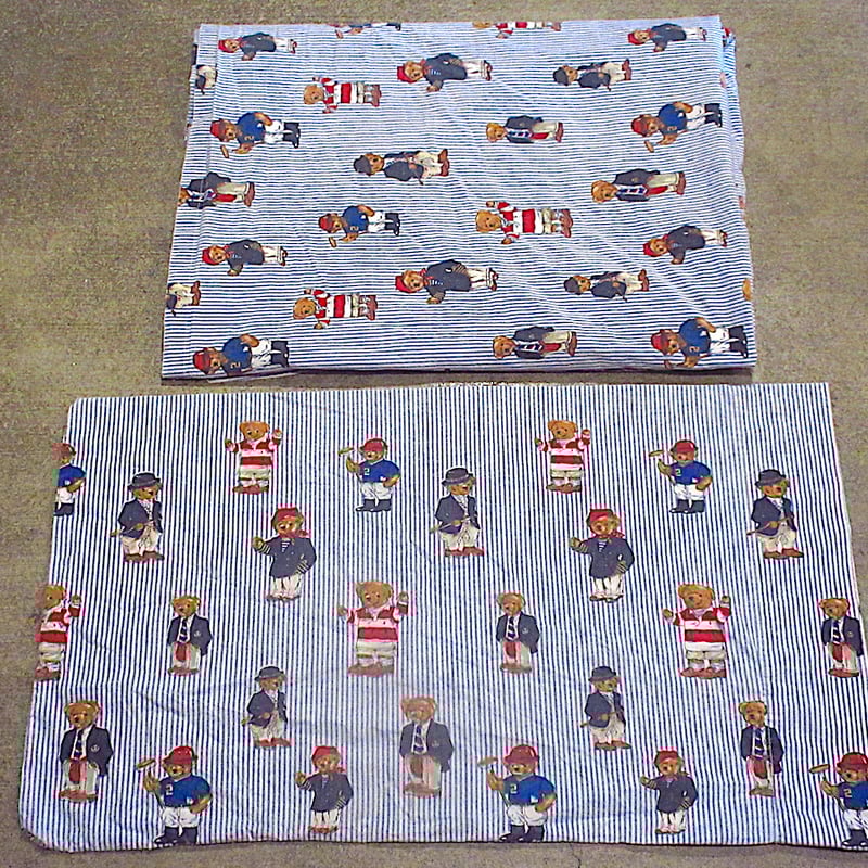 Ralph Lauren○ポロベアベッドシーツ＆ピローケース○250501z2-fbr