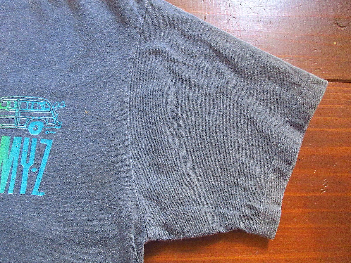 ビンテージ80's90's○JIMMY'Z 両面プリントTシャツグレー ○240910k3-m