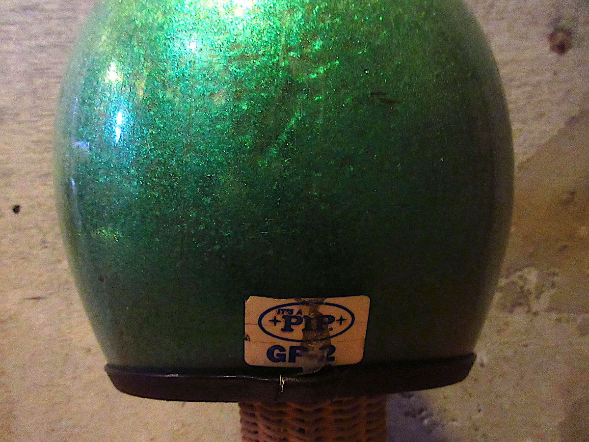 ビンテージ60's○GRANT GP-2ジェットヘルメット メタリックグリーン