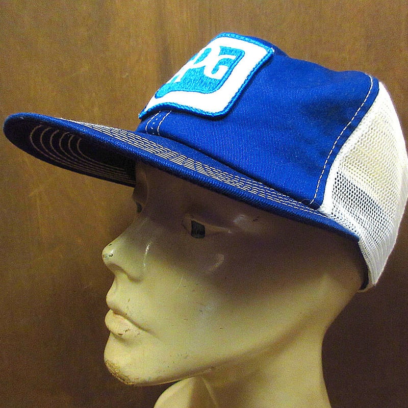ビンテージ70's○K-Products PPGワッペン付きツートーンスナップ