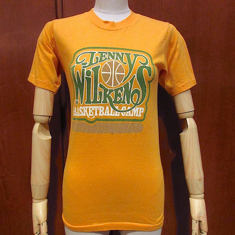 ビンテージ70's○NIKE LENNY WiLKENSオレンジスウォッシュ両面 ビンテージ70's○NIKE LENNY WiLKENSオレンジスウォッシュ両面