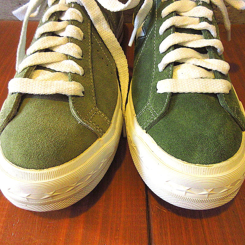 ビンテージ90's○DEADSTOCK CONVERSE ONE STARアボカド/ホワイトs ビンテージ90's○DEADSTOCK CONVERSE ONE STARアボカド/ホワイトs