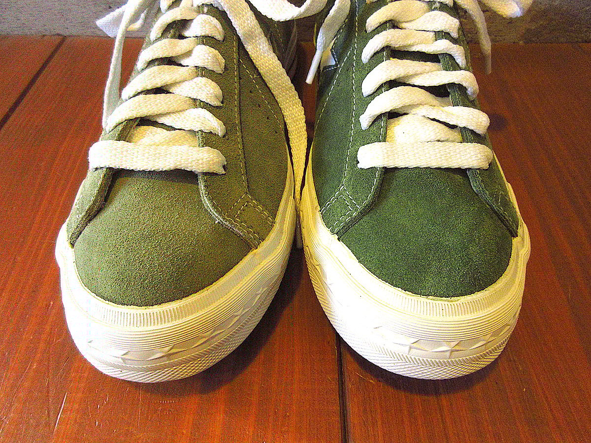 ビンテージ90's○DEADSTOCK CONVERSE ONE STARアボカド/ホワイトs ビンテージ90's○DEADSTOCK CONVERSE ONE STARアボカド/ホワイトs