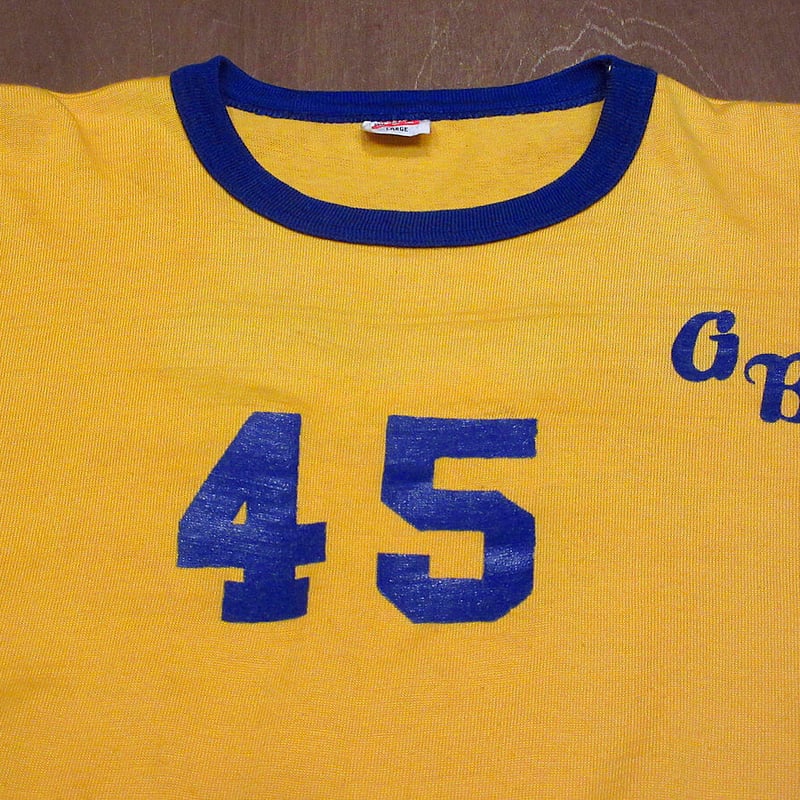 ビンテージ60's○MASON バイカラーアスレチックTシャツ L○210609n1-m