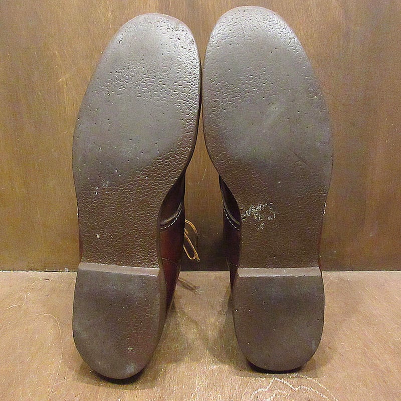 ビンテージ70's80's○RED WINGプリント羽根タグワークブーツ