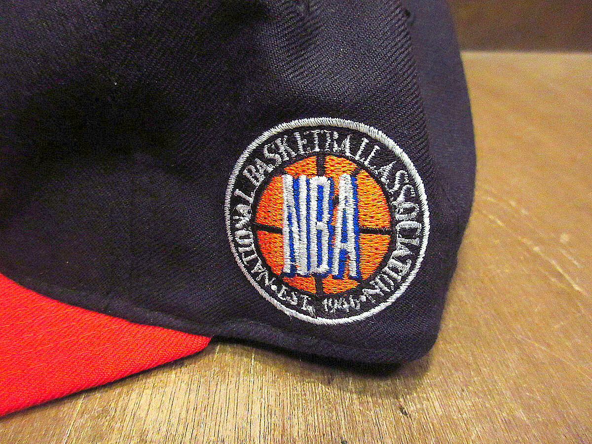 ビンテージ○STARTER NBA CHICAGO BULLS 6パネルウールキャップsize