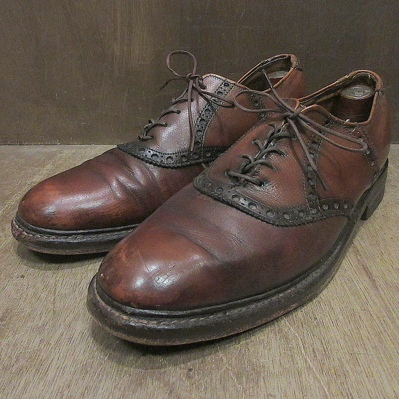 ビンテージ70's○Church's外羽根式サドルシューズ茶size 9 1/2 C ビンテージ70's○Church's外羽根式サドルシューズ茶size 9 1/2 C