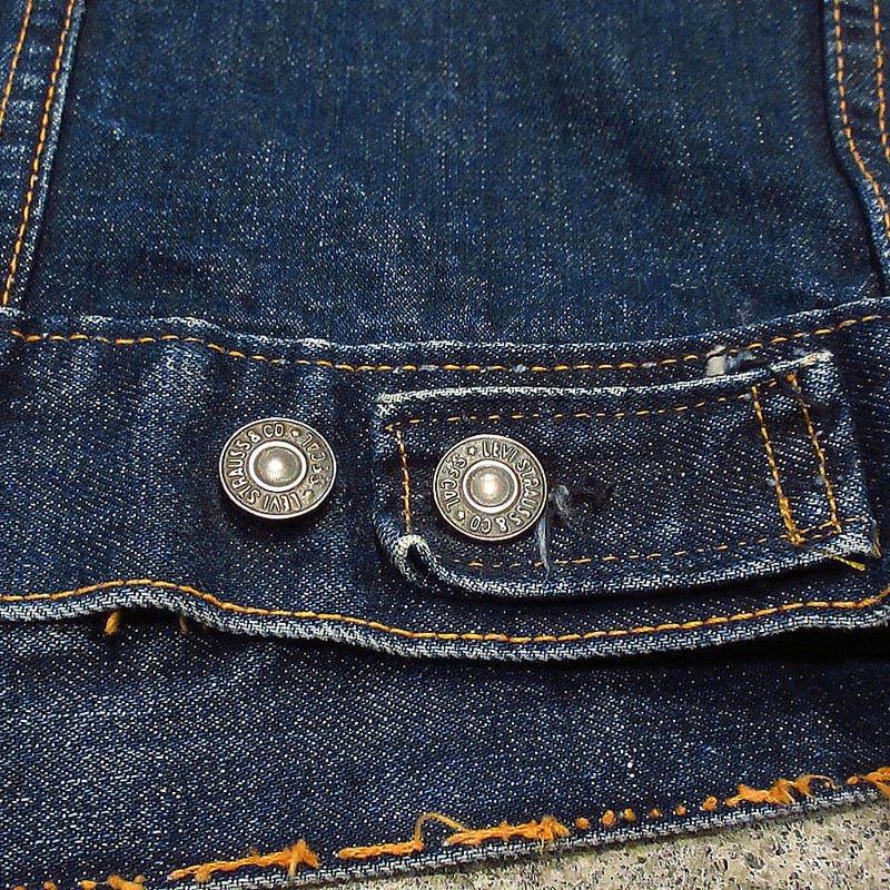 BIG E 60s Levi'sデニムジャケット ビンテージ60's○Levi's 70505 BIG E size 48○230713i1-m