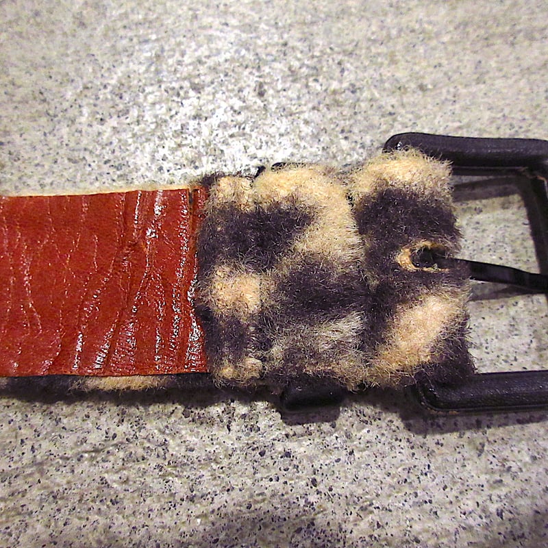 winny ファー ベルト レオパード WINNY Fur Belt ヒョウ柄 レオパード ファー ベルト - メルカリ
