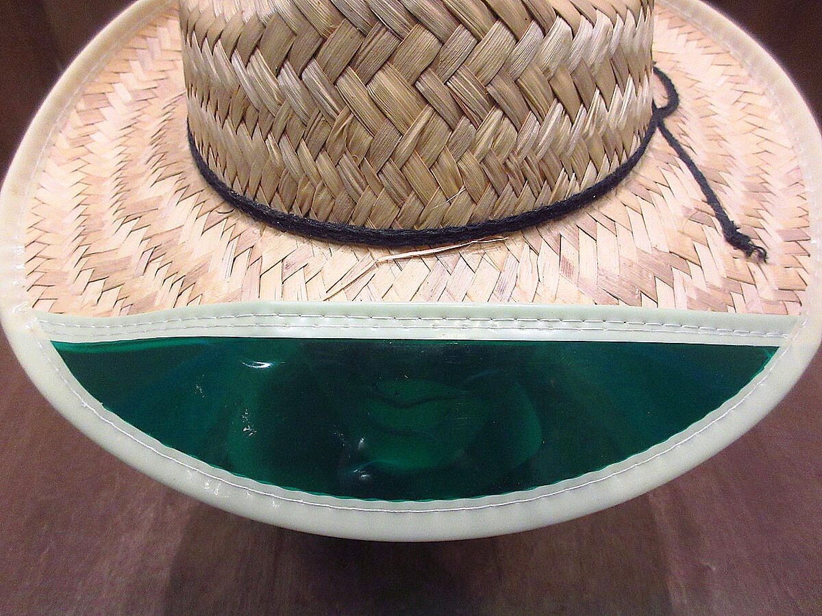 ビンテージ○MADE IN MEXICOフィルム付きストローハット