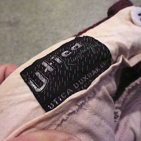 ビンテージ40's●UTICAチェックウールハンティングパンツ実寸W77cm●250204m5-m-pnt-ot-w30アウトドアボトムス古着DUXBAK