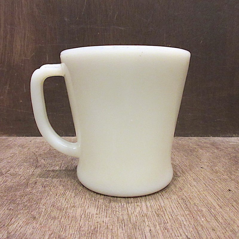 ビンテージ○Fire KingアイボリーDハンドルマグ○251223n5-frk