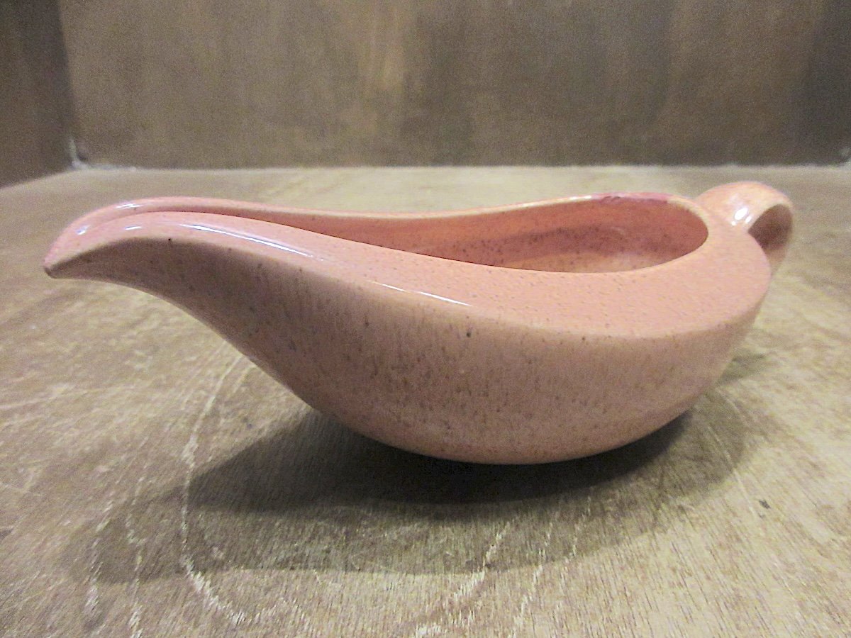 ビンテージ50's○セラミックグレービーボート○260227z4-tbwr陶器食器