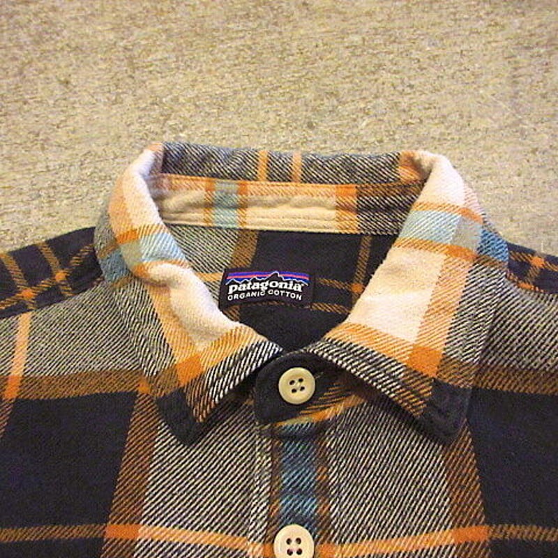 Patagoniaオーガニックコットンチェックヘビーフランネルシャツ