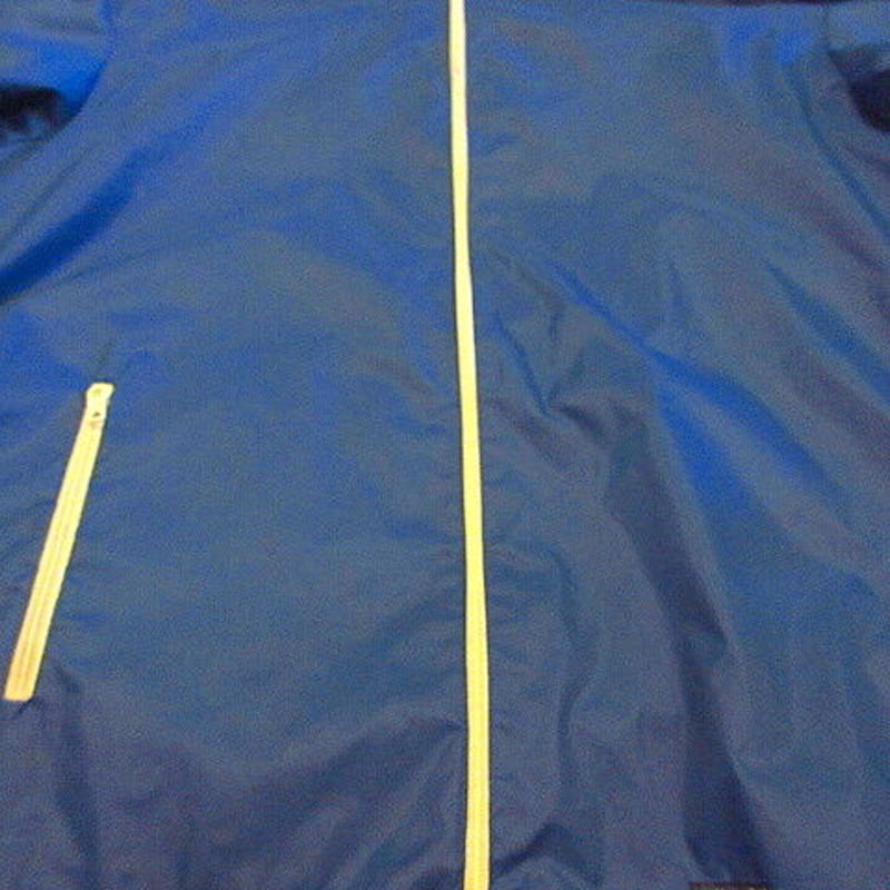 ビンテージ70's80's○adidas 3本ラインジップアップナイロンジャケット