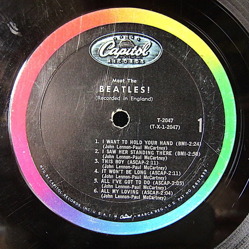 THE BEATLES○MEET THE BEATLES! Capitol RECORDS T