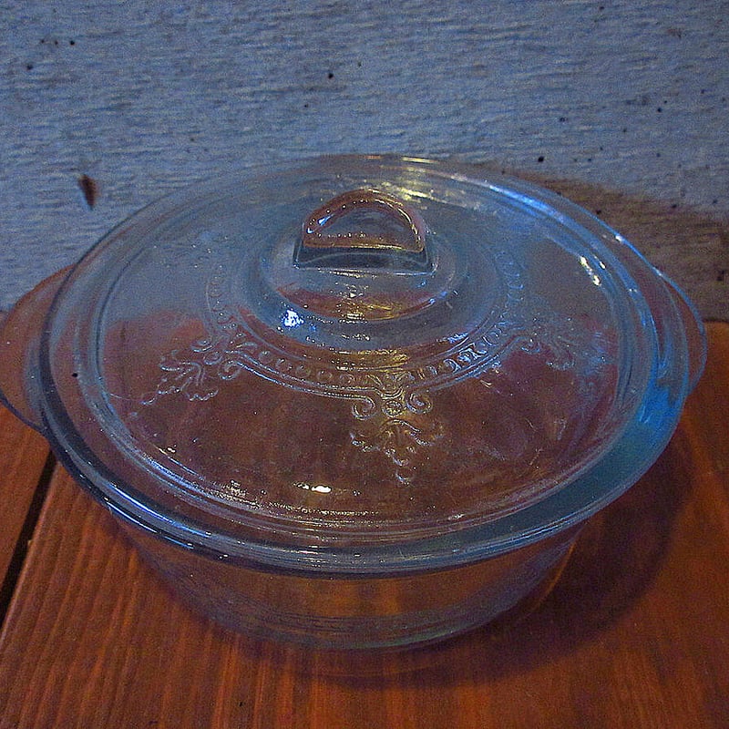 ファイヤーキング　Fire King　鍋敷き サファイアブルー　 キャセロール ファイヤーキング Fire King 鍋敷き サファイアブルー キャセロール