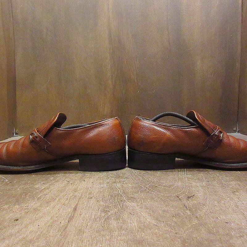 ビンテージ70's○NUNN-BUSHレザーローファー茶size 10 1/2 D○23050