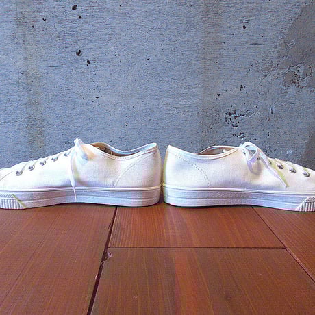 ビンテージ60’s70’s●MADE IN U.S.A. DEADSTOCKキャンバススニーカー白size 10●230531k8-m-snk-28cm 1960s1970sデッドストック