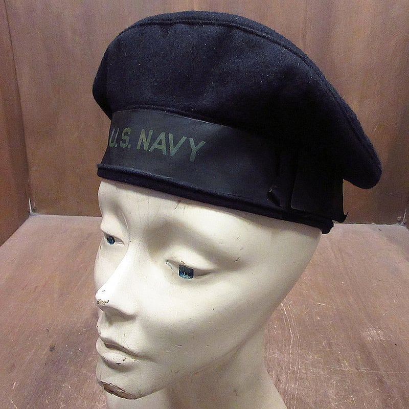 ビンテージ~40's○U.S.NAVYウールベレー帽○231113i2-m-cp-ber ビンテージ~40's○U.S.NAVYウールベレー帽○231113i2-m-cp-ber