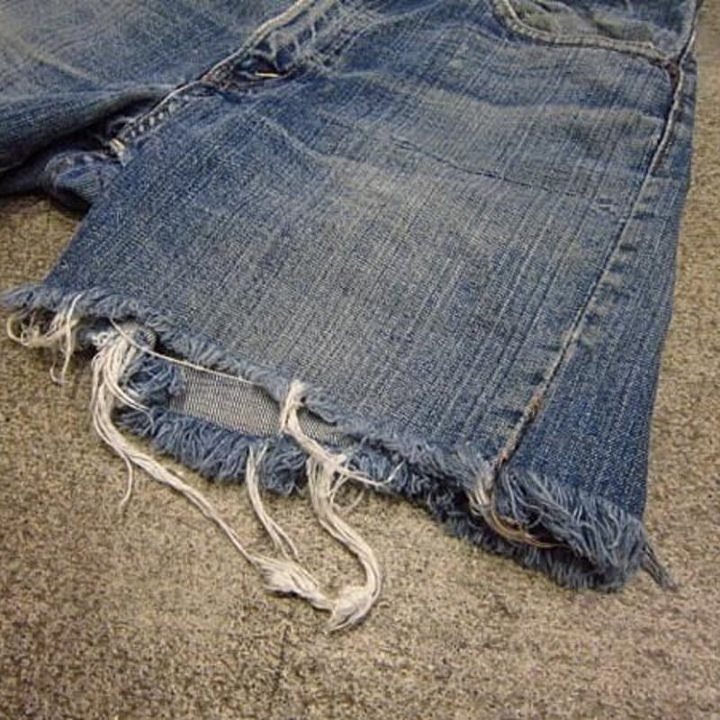 Levi's 70s 505 66前期 カットオフ ウエストリメイク ショーツ ビンテージ70's○Levi's 505 66前期カットオフショーツW31○odst