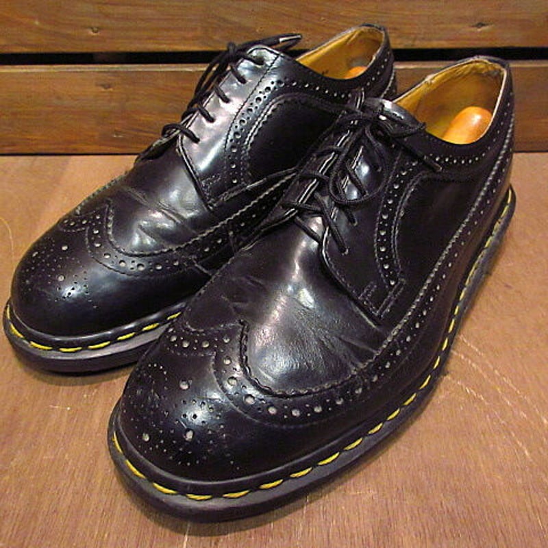 Dr. Martens ブラック ウィングチップ Dr.Martens ウィングチップ 26cm