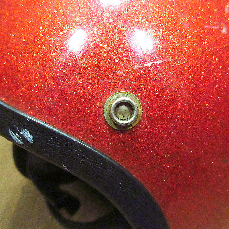ビンテージ70's○SAFETECH PROジェットヘルメットメタリックレッド