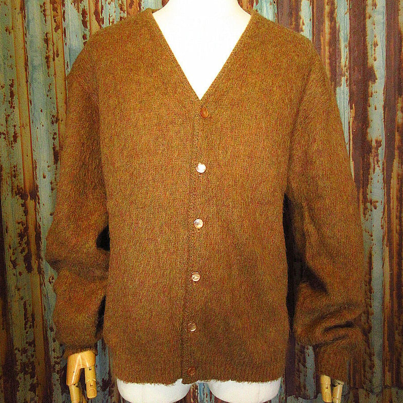 ビンテージ60's○BRENTモヘアカーディガンsize M○231029j8-m-cdg古着...