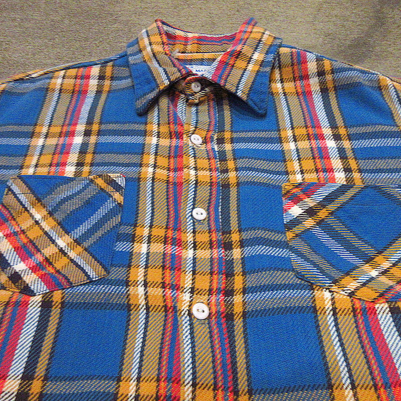 ビンテージ70's○BIG MACチェックヘビーネルシャツsize TALL L ビンテージ70's○BIG MACチェックヘビーネルシャツsize TALL L