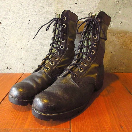 ジャングルブーツ コンバットブーツ ミリタリーブーツ 韓国 デッドストック MILITARY ミリタリーブーツ 希少 実物 新品 米軍NAM戦 OD
