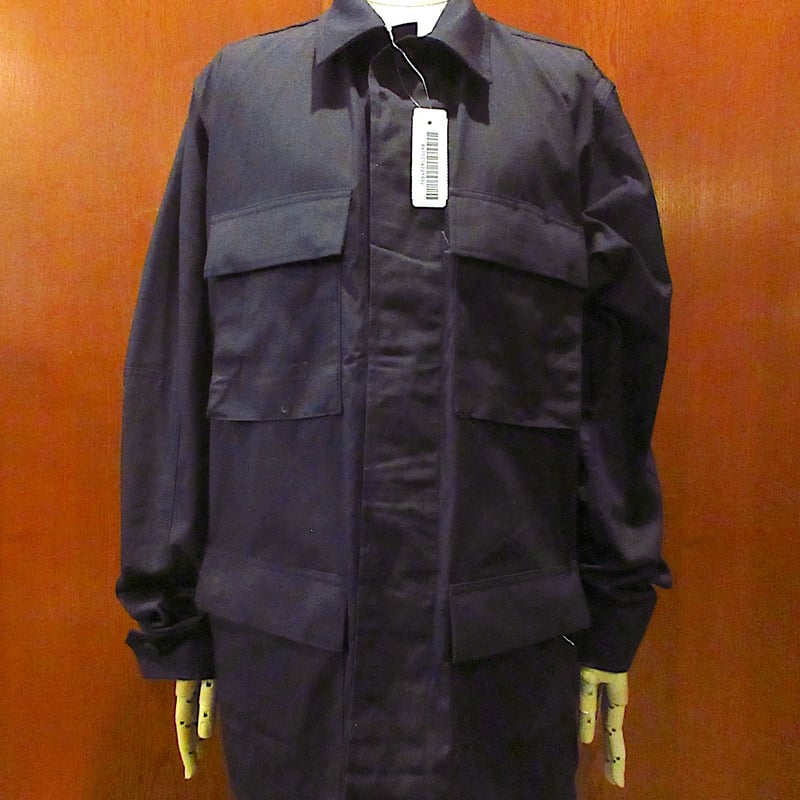90s ブラック BDU ミリタリージャケット S ビンテージ90's○DEADSTOCKミリタリーBDUジャケット黒size S-LONG○25