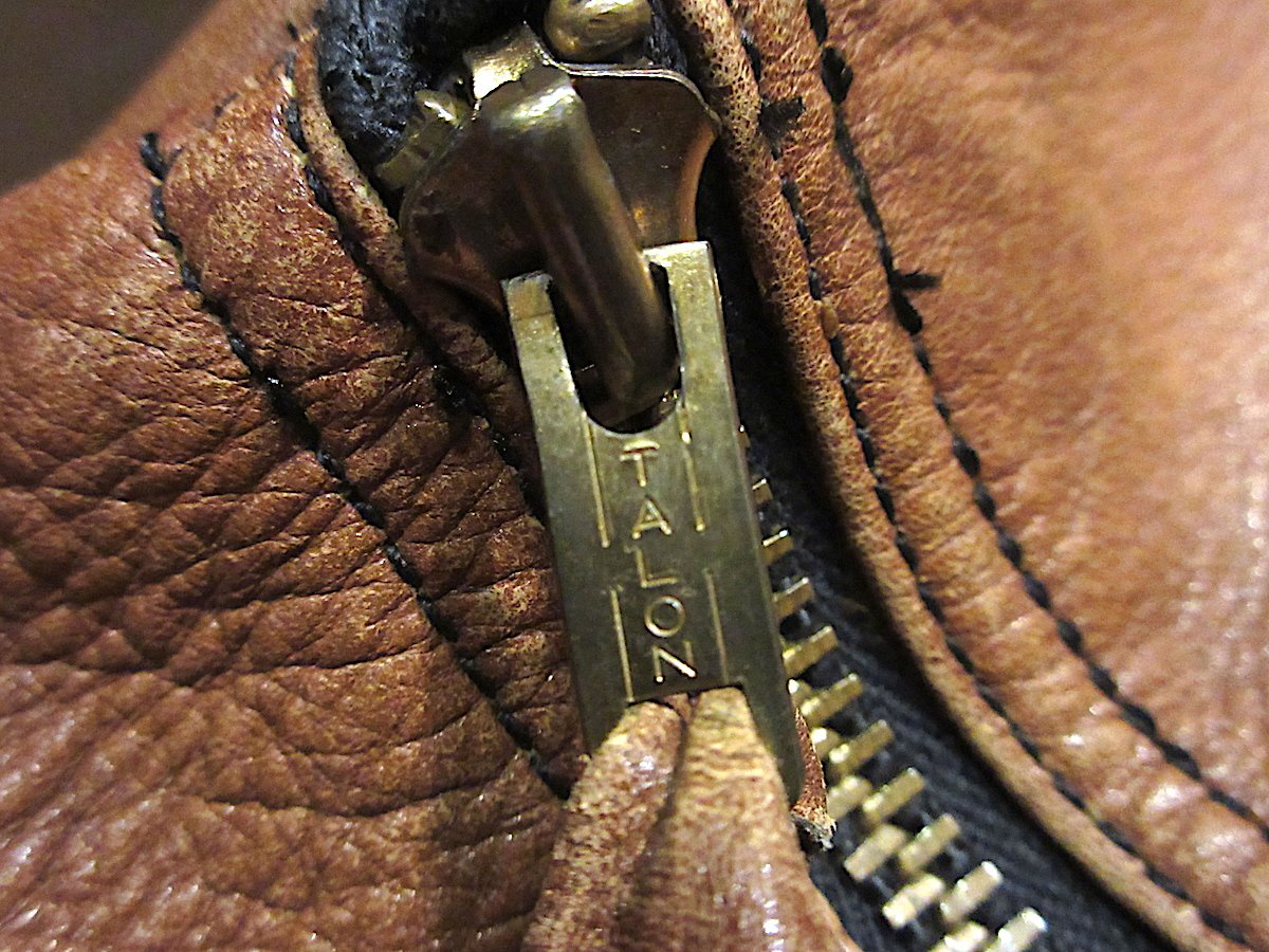 ビンテージ60's70's○レザーボストンバッグ茶○250626j2-bag