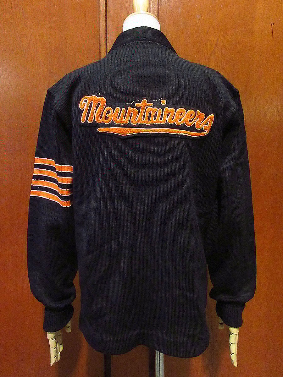 60's Lamb Wool ブラックレタードカーディガン ヴィンテージ VENUS】ヴィンテージ レタードカーディガン ブラック【1960's