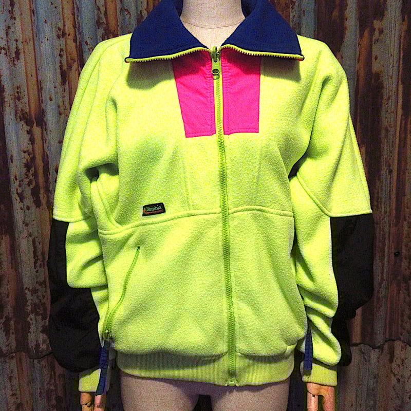 ビンテージ80's90's○Columbia Wizbangライナー付きナイロンジャケット