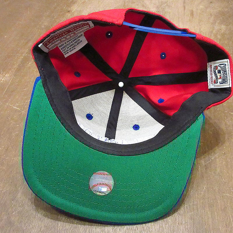 (ビンテージキャップ)MLB フィアデルフィアフィリーズ　90's ビンテージ90's○DEADSTOCK MLB PHILADELPHIA PHILLIESツー