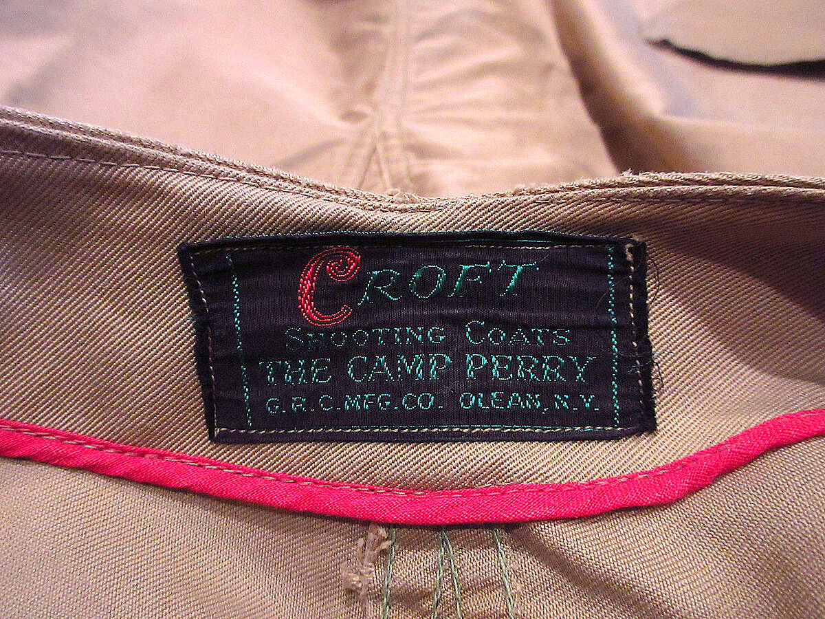 40s ANDERSON BROS シューティングジャケット ヴィンテージ 古着 ビンテージ40's○CROFTシューティングジャケット○210420s7-m-jk-htg