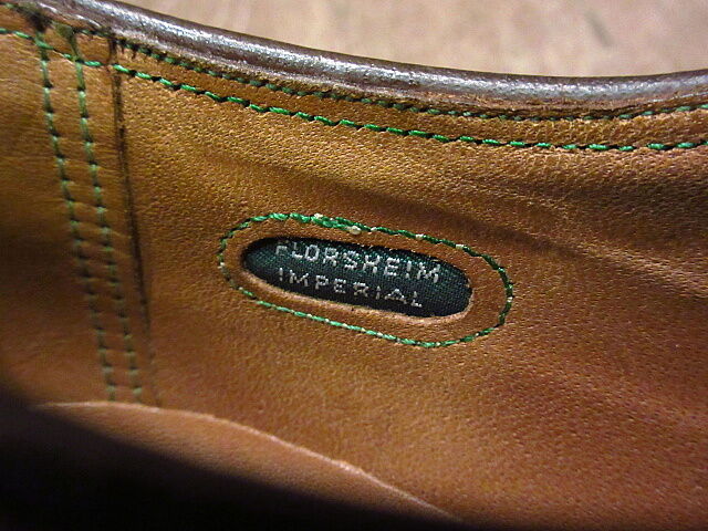 ビンテージ70's○DEADSTOCK FLORSHEIM IMPERIALウィングチップシュ