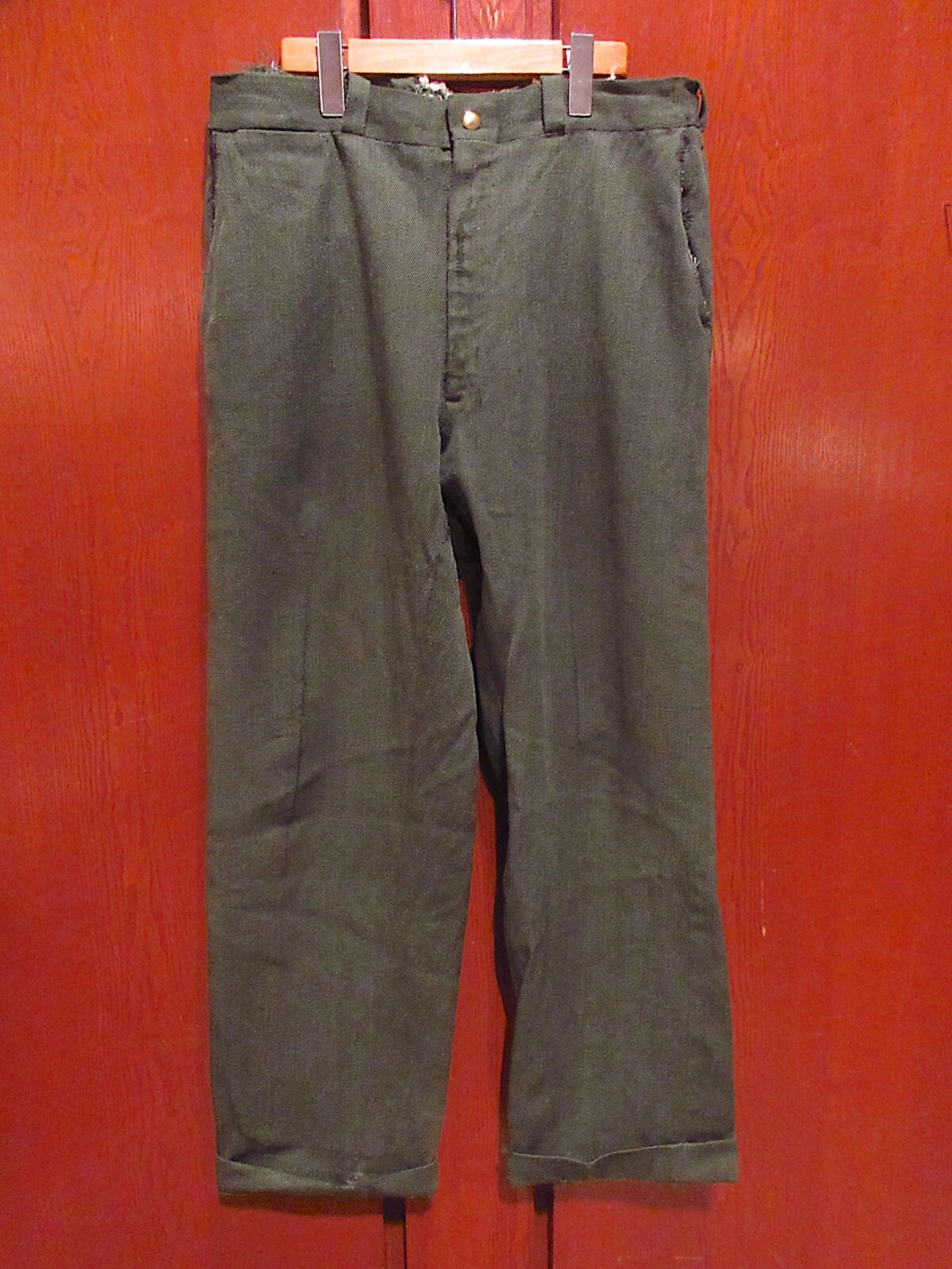 ビンテージ50's○ウィップコードトラウザーズ実寸W85cm○220929r7-m