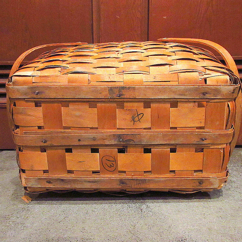 ビンテージ-60's○Hawkeyeピクニックバスケット○220705s5-bag-bsk 1