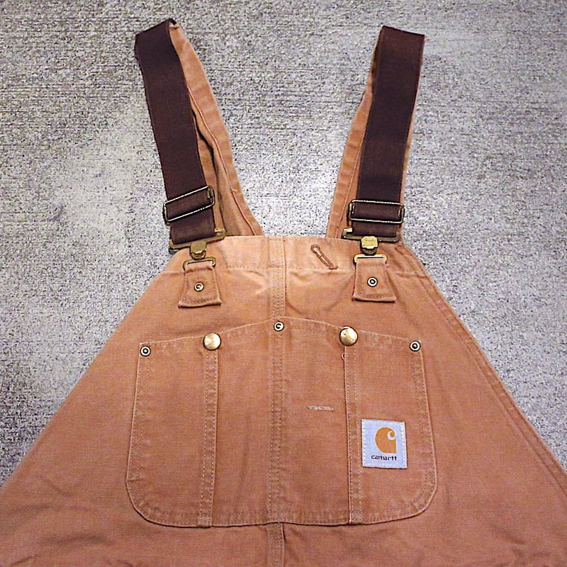ビンテージ2000's○Carharttダブルニーダックオーバーオール実寸W112cm